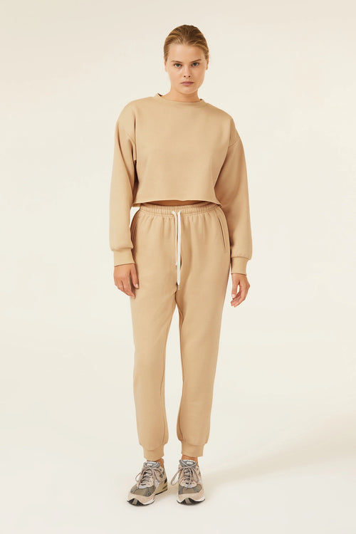 Carter Classic Trackpant- Sand