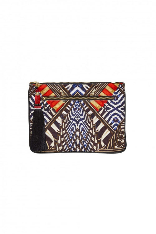 Small Canvas Clutch- Louwalan Tales