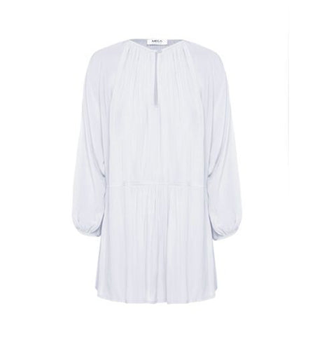 Fold Over Shirt- White