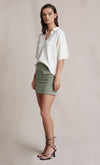 Anya Mini Skirt- Light Khaki