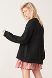 Tarma Cardigan- Charcoal