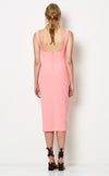 Hibiscus Islands Midi Dress- Flamingo Pink