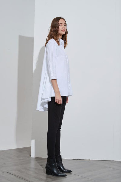 3/4 Triple Layer Shirt- White