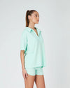 TERRY POLO - MINT