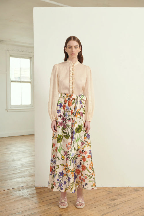 Devina Frill Neck Top