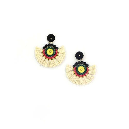 Dara Earrings- Ivory
