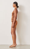 Bronze Baby Mini Dress