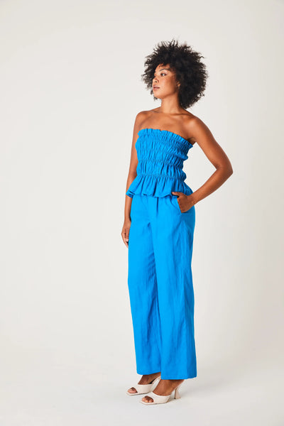 Linen Pants- Azure