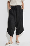 3/4 Pants- Black