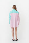 Benny Shirt in Pink/Turquoise