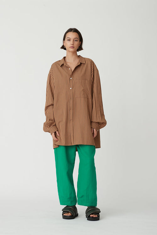 Clarence Shirt in Brown/Black