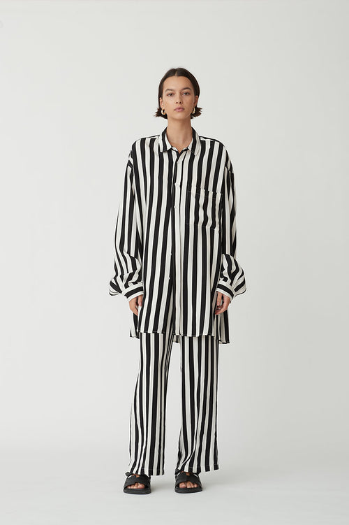 Dillon Shirt in Black/White