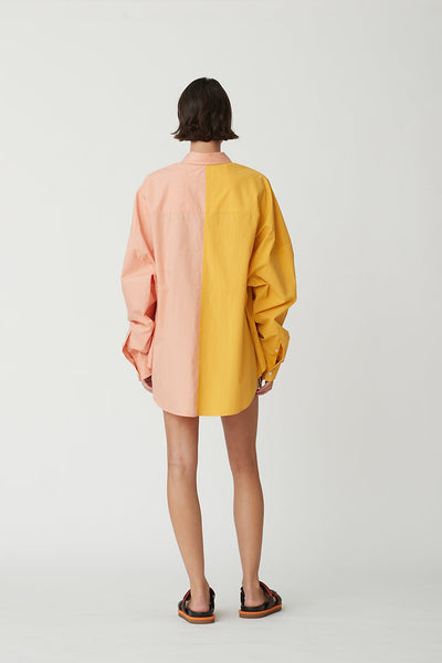 Henrietta Shirt in Mango/Peach