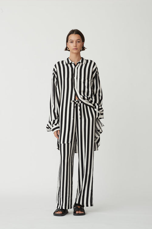 Dillon Shirt in Black/White