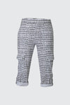 Acrobat Diamond Cargo Short- White/ Black