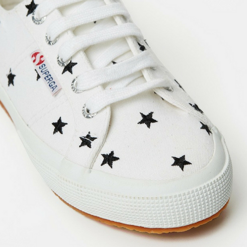 Superga Stars- White/Black