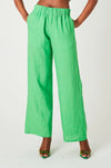 LINEN PANTS - GREEN