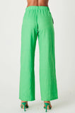 LINEN PANTS - GREEN