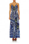 Wide Leg Jumpsuit W/ Belt- Under The Medina Moon