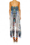 Mini Dress W/ Long Overlay- Maasai Mosh