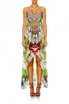 Shoestring Double Layer Dress- Exotic Hypnotic