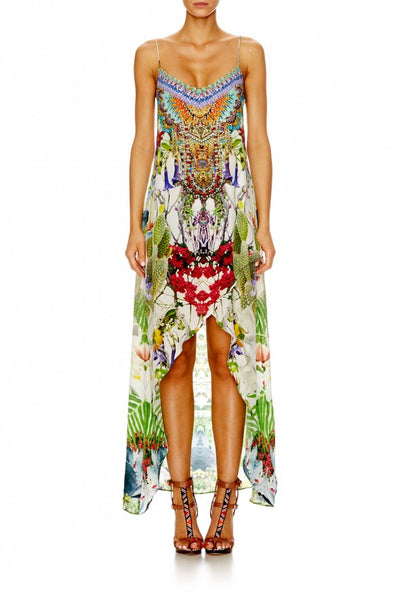 Shoestring Double Layer Dress- Exotic Hypnotic