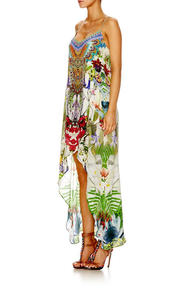 Shoestring Double Layer Dress- Exotic Hypnotic