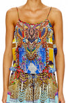 Shoestring Strap Playsuit- Bohemian Bounty