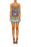 Shoestring Strap Playsuit- Bohemian Bounty