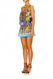 Shoestring Strap Playsuit- Bohemian Bounty