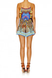 Shoestring Strap Playsuit- Bohemian Bounty