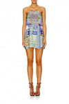 Strapless Playsuit W/ Tie Waist- My Majorelle