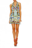Vneck Dress W Tie Front- My Majorelle
