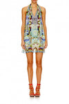 Vneck Dress W Tie Front- My Majorelle