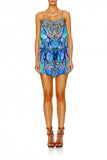 Shoestring Strap Playsuit- Moon Dance