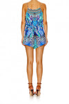 Shoestring Strap Playsuit- Moon Dance