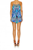 Shoestring Strap Playsuit- Moon Dance