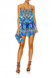 Shoestring Strap Playsuit- Moon Dance