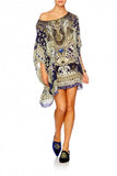 Short Round Neck Kaftan- A Little Past Twilight