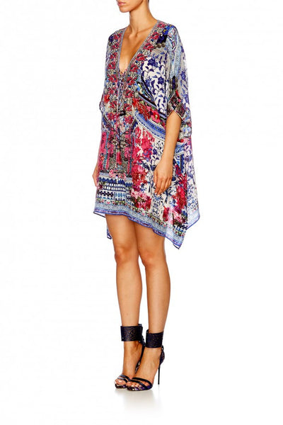 Short Lace Up Kaftan- From Kali With Love