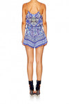 Shoestring Strap Playsuit- Guardian Of Secrets