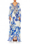 Split Front & Sleeve Kaftan- Ring Of Roses