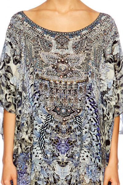 Round Neck Kaftan- Hush Hush