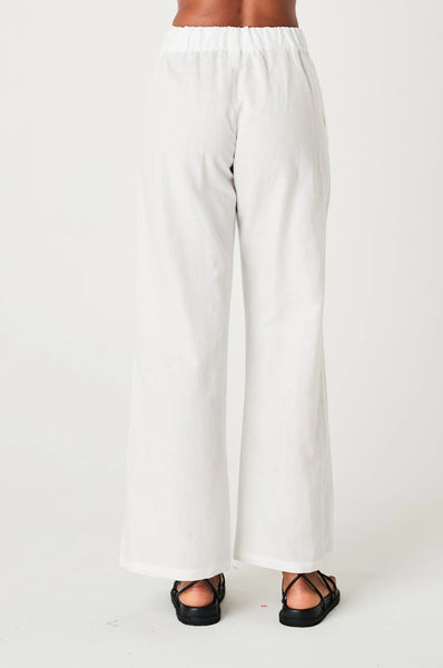 LINEN PANTS - WHITE