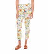 Bloom Petal-Slit Slim Pant