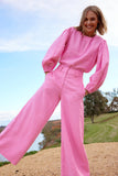 The Leo Pant In Bubblegum