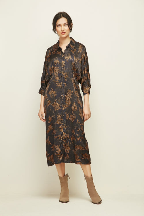 Bella Print Shirt Dress