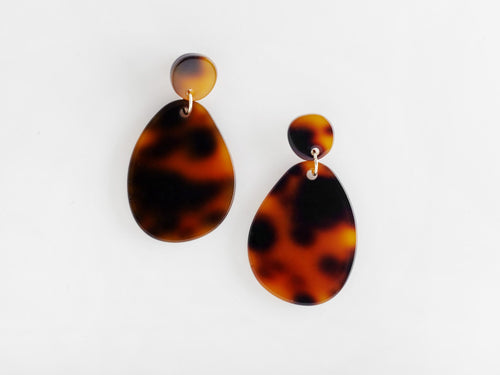 Pandora Earring- Tortoiseshell