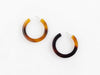 Hoop Earrings- Tortoise Shell