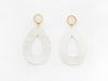 Carine Earrings- White